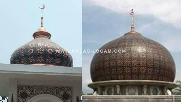 kubah tembaga kuningan kubah tembaga kuningan